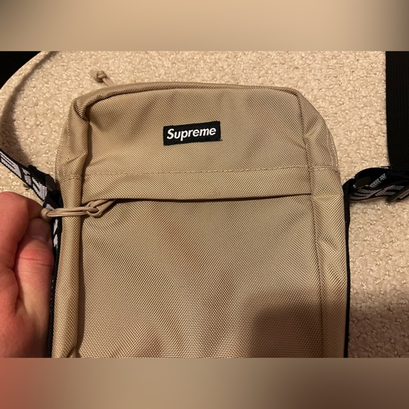 Supreme tan shoulder bag SS18 - Picture 2 of 4
